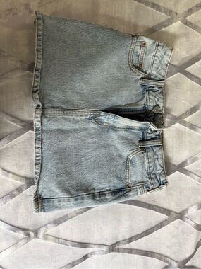 Light Wash Denim Jeans skirt